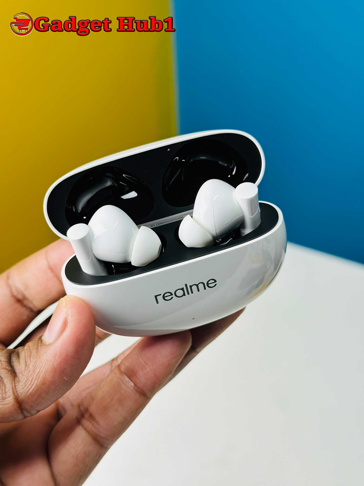 Realme Buds Air 5 Active Noise Canceling True Wireless Earbuds Blue & White Color