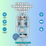 WIWU Crystal Transparent Magnetic Wireless Mouse