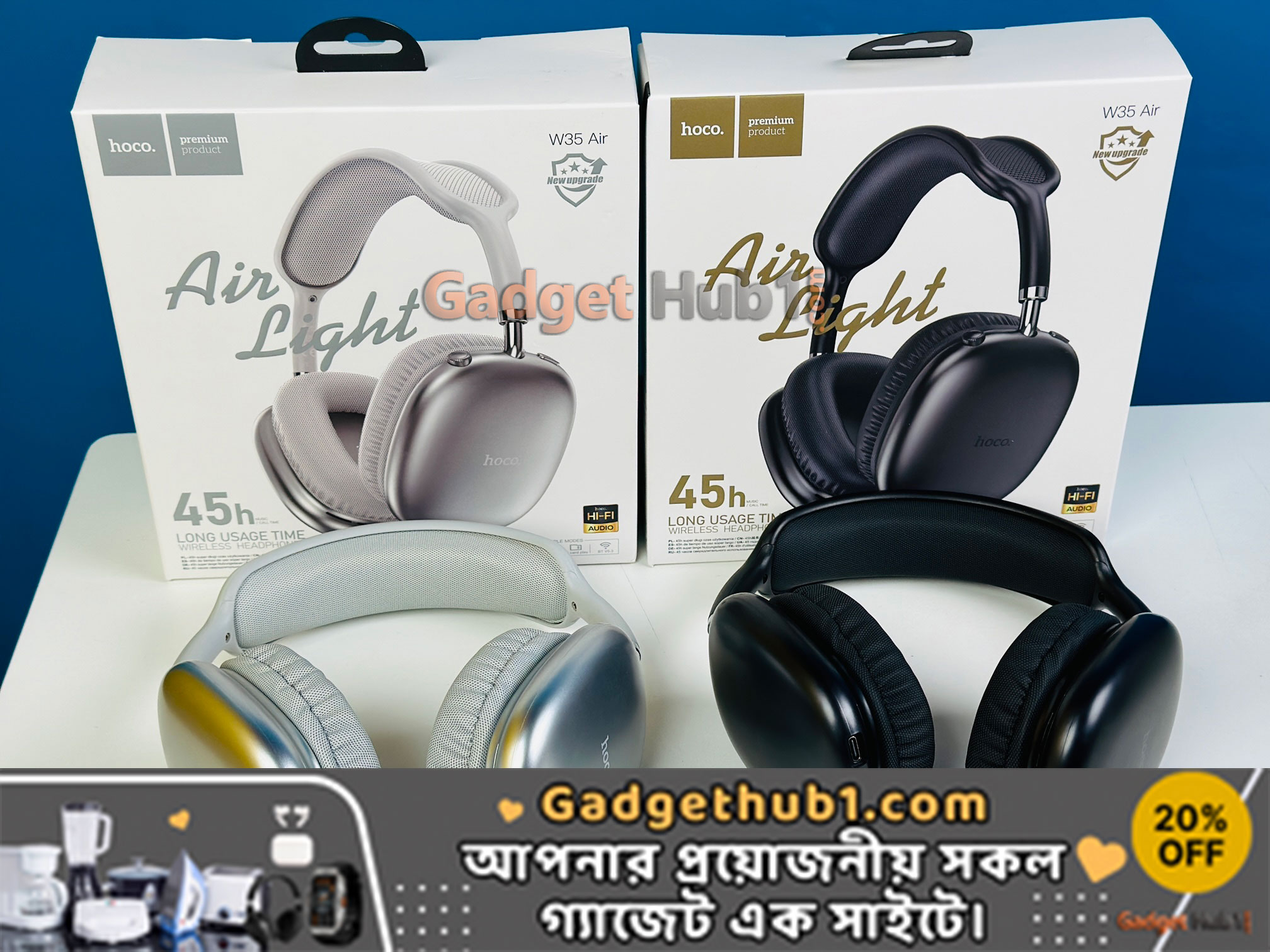 Hoco W35 Air Wireless Headphone Price In Bangladesh