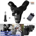 Helmet Chin Mount With Mobile Holder For Smartphone & Action Camera