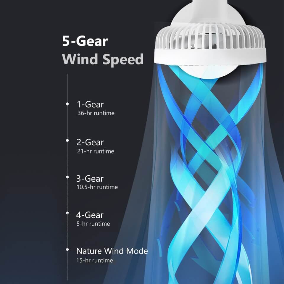 JISULIFE FA13P Rechargeable Fan Price in Bangladesh