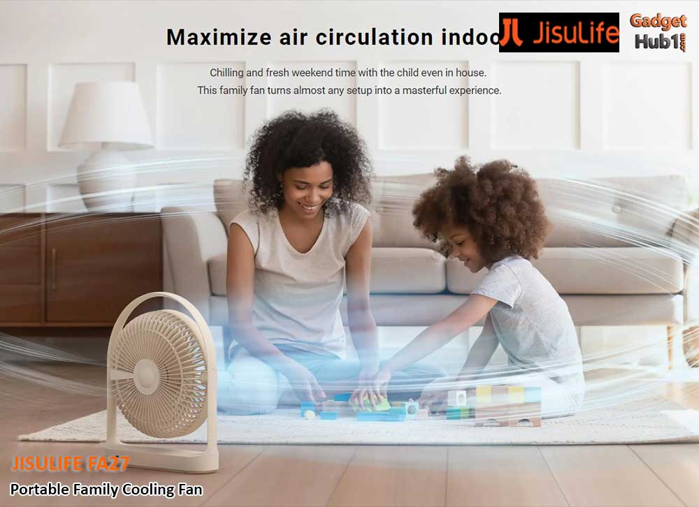 JISULIFE FA27 Portable Family Cooling Fan