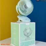 WiWu Mini Rechargeable Clip Fan 360 Degree Rotation - FS03
