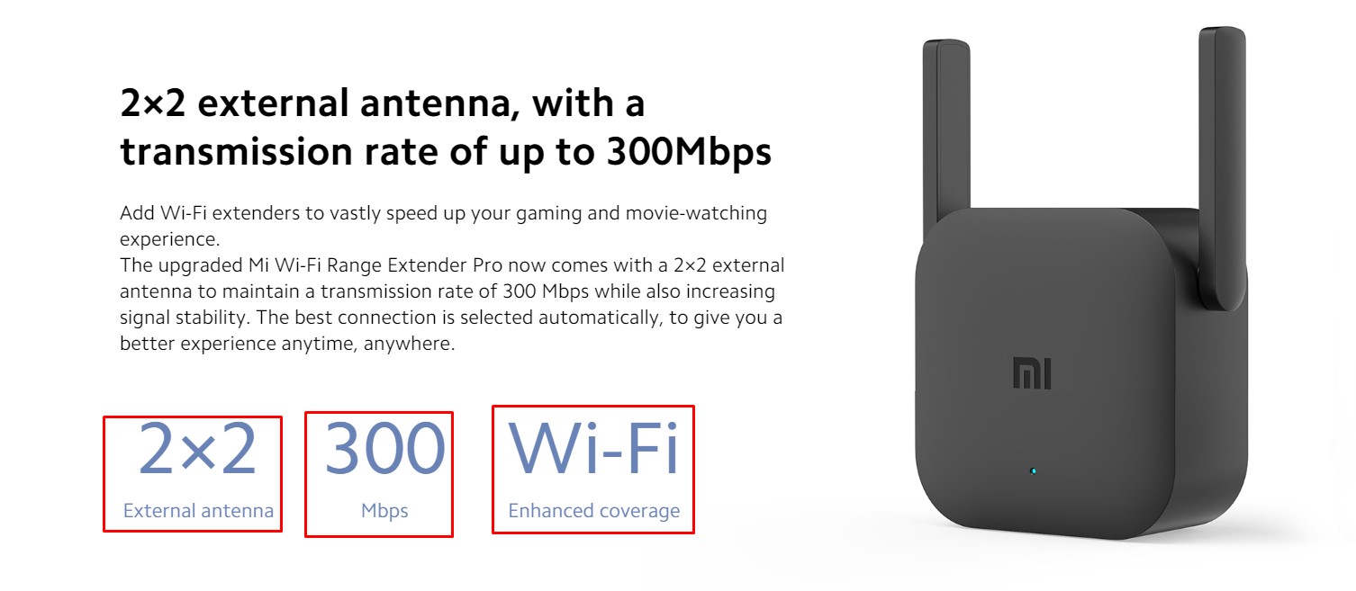 Mi Wi-Fi Range Extender Pro