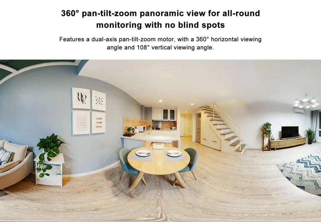 Xiaomi C300 360 Degree 2K image quality Night Vision IP Camera