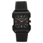Fastrack NS1474NP01 Hitlist Quartz Analog Watch with Date Black Dial PU Strap