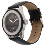 Fastrack Quartz NS3099SL02 Analog Watch for Mens - Black Dial Leather Strap