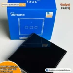 SONOFF WiFi Smart Wall Touch Switch T3 UK 3 Gang- Compatible With Alexa, Google Assistant – Black Color
