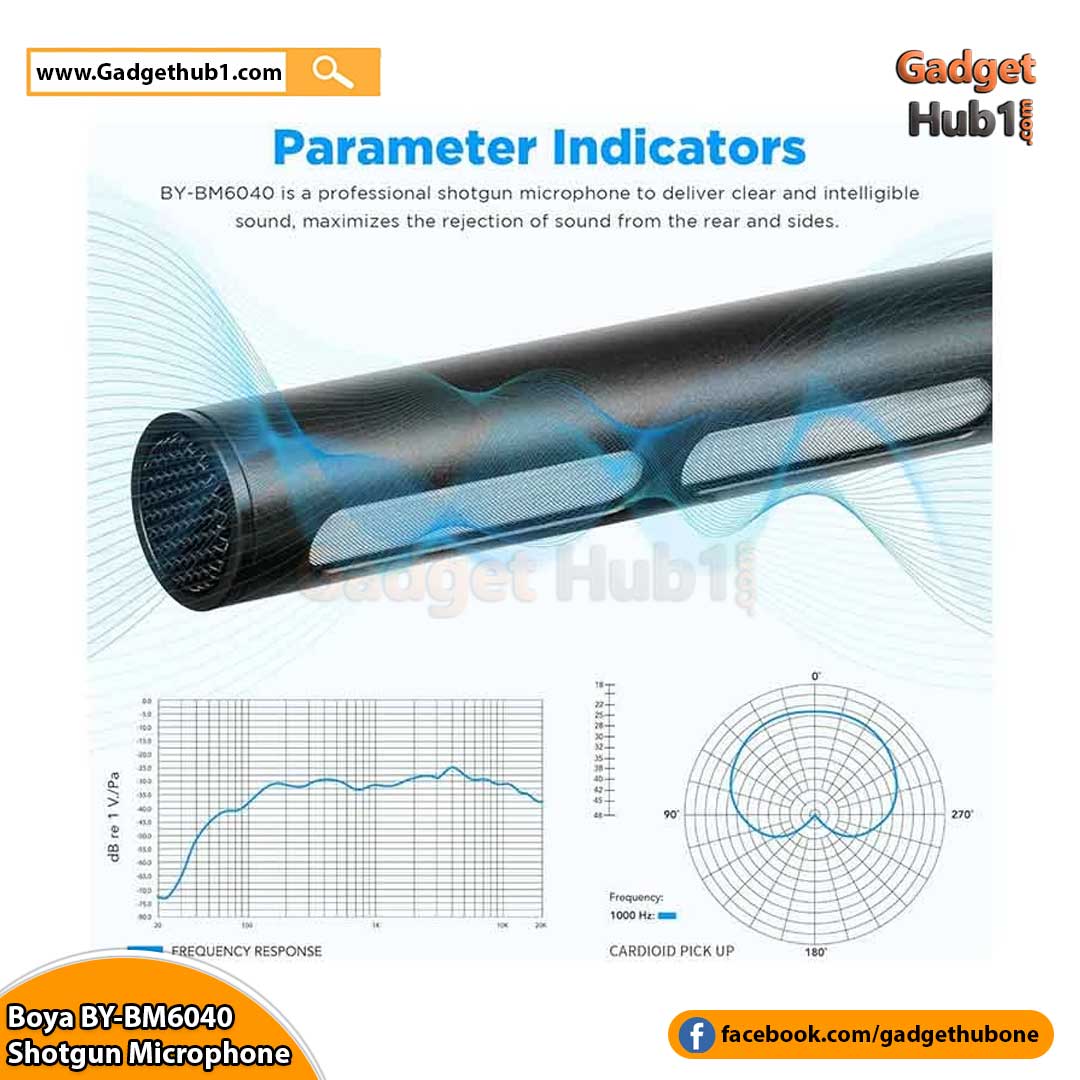Boya BY-BM6040 Cardioid Shotgun Microphone Price In BD