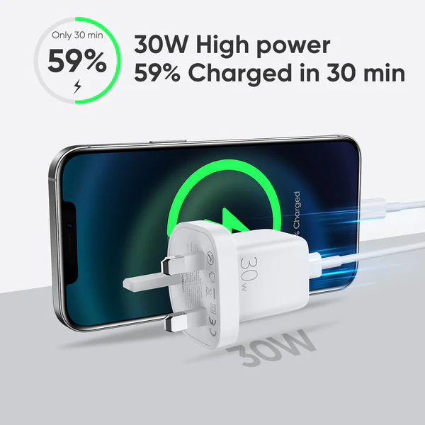 Joyroom L-QP303 Fast Charger 30W with USB-C Power Delivery