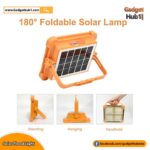 LED Solar Portable Flood Light with Solar Powered & USB Battery Rechargeable