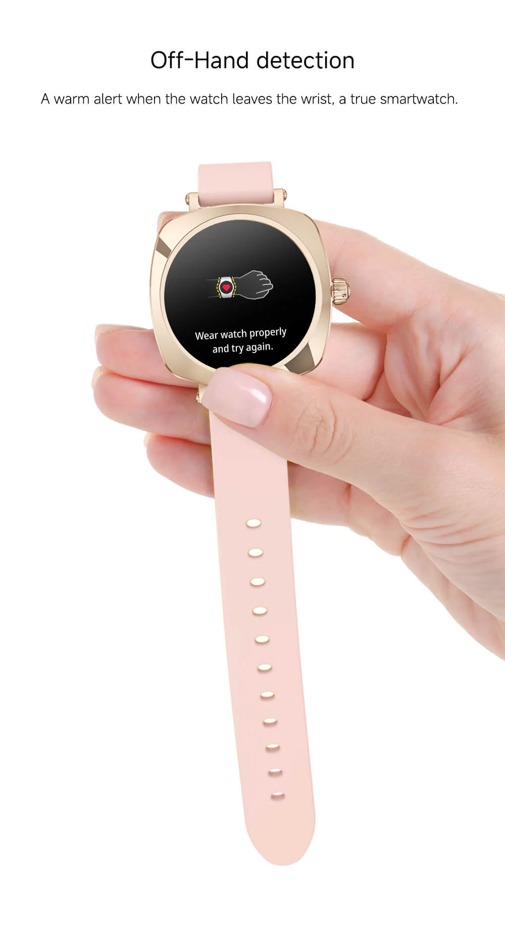 VL40 PRO Lady Women Smart Watch Rose Gold Thinnest