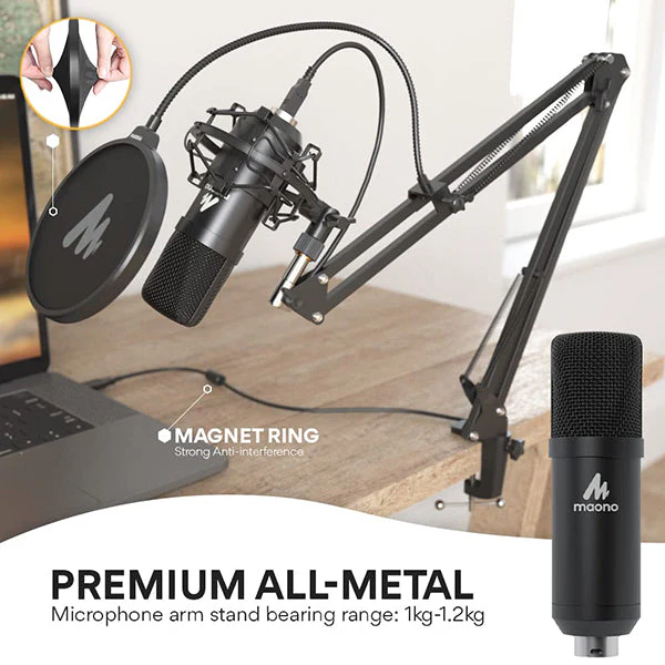 MAONO AU-A04 USB Podcast Condenser Microphone Plug & Play