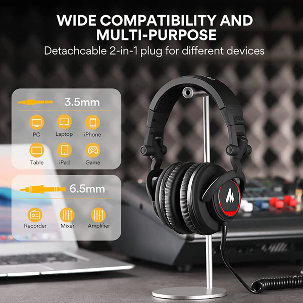 MAONO AU-MH501 Gaming Headphones For PC Laptop Phone