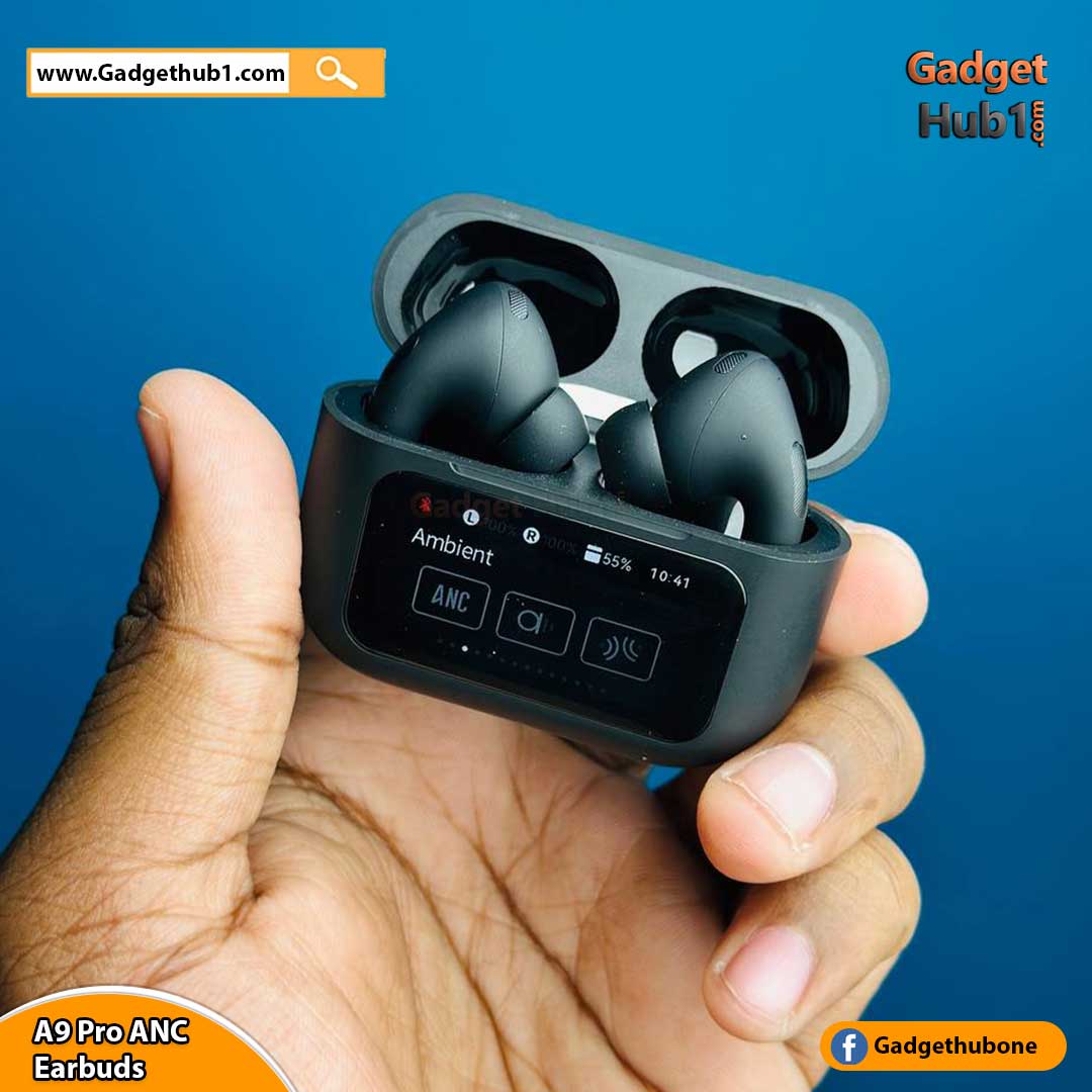 A9 Pro ANC Touch Screen Display Earbuds