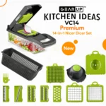 Vegetable and Fruits Cutting Slicer Kitchen Tools Multifuctional Premium 14-in-1