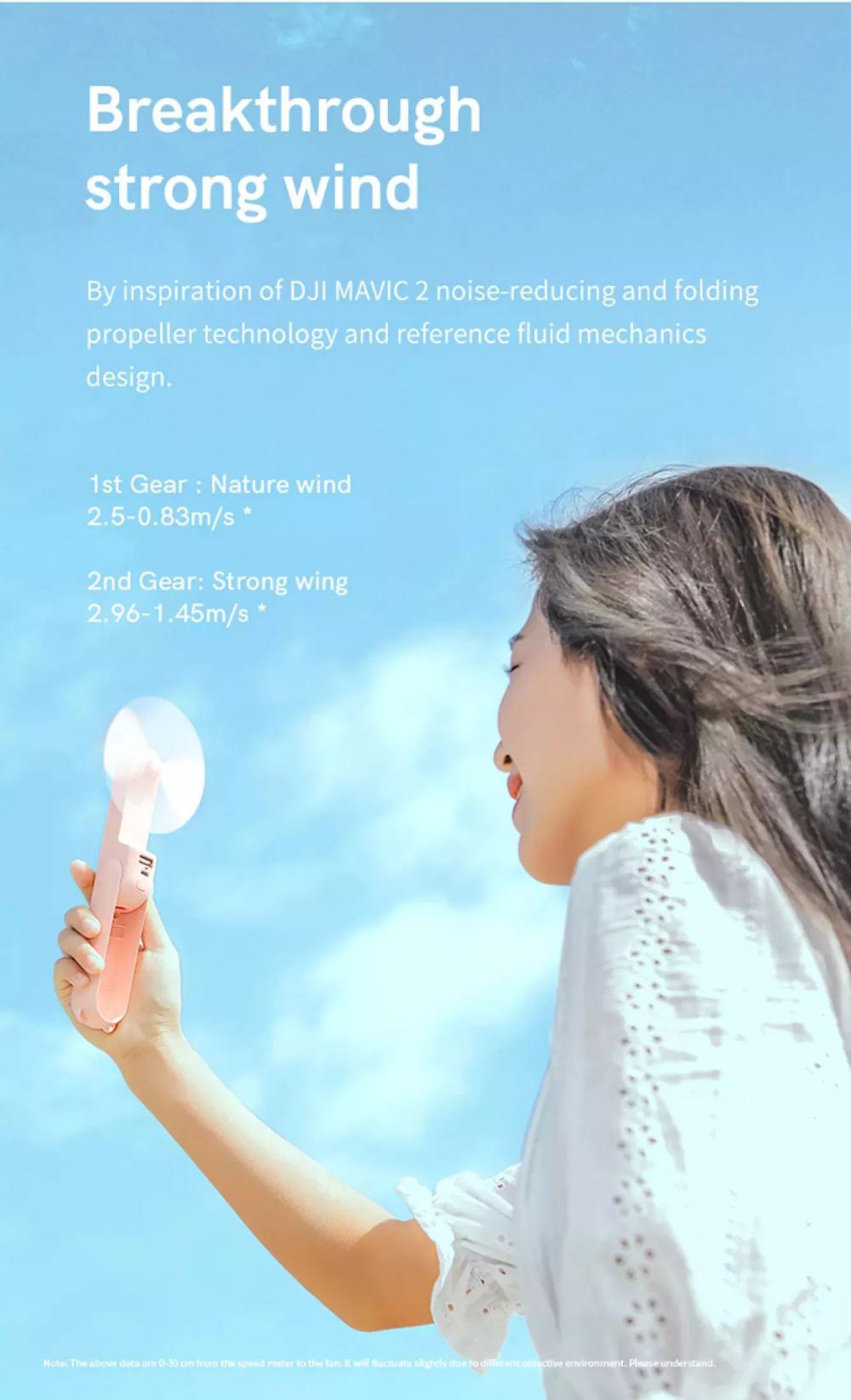 JISULIFE F8X Mini Portable Fan & Power Bank