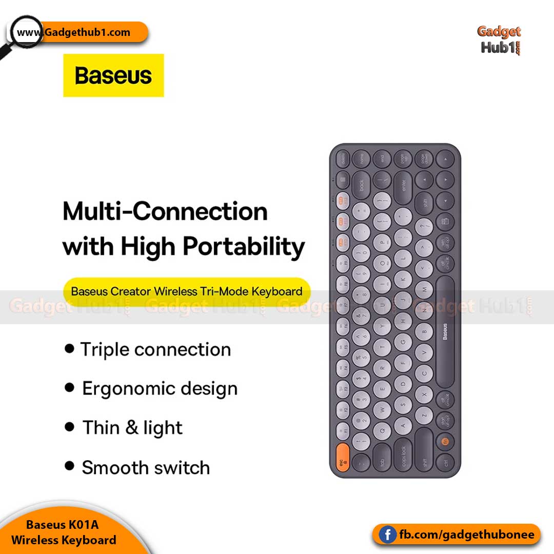 Baseus K01A Wireless Tri-Mode Keyboard