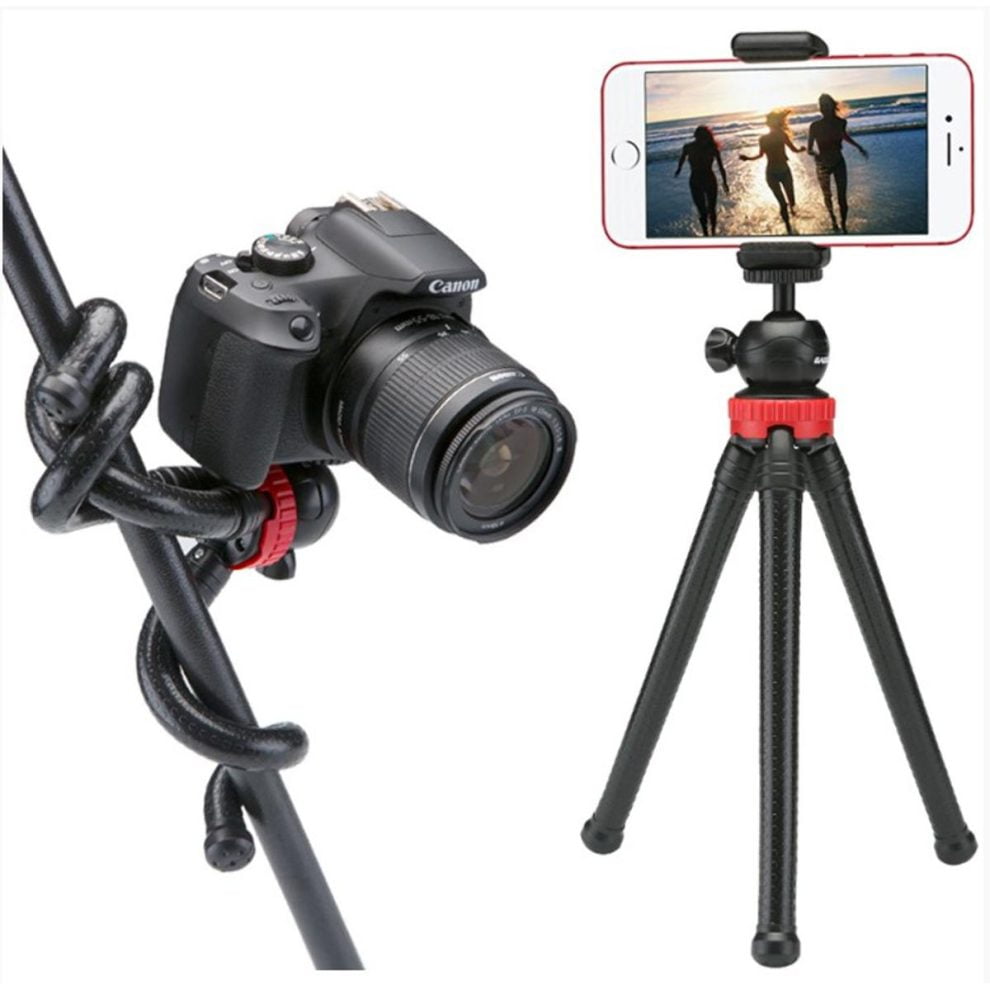 Octopus Tripod With Ball Head + 360 Degree Mobile Holder
