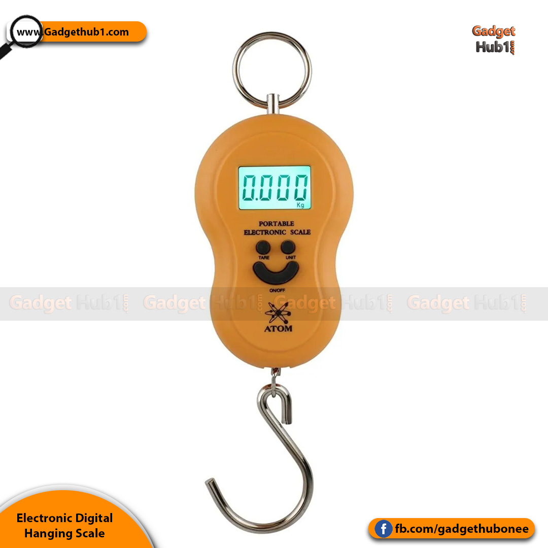 Electronic Digital Hanging Scale With LCD Display