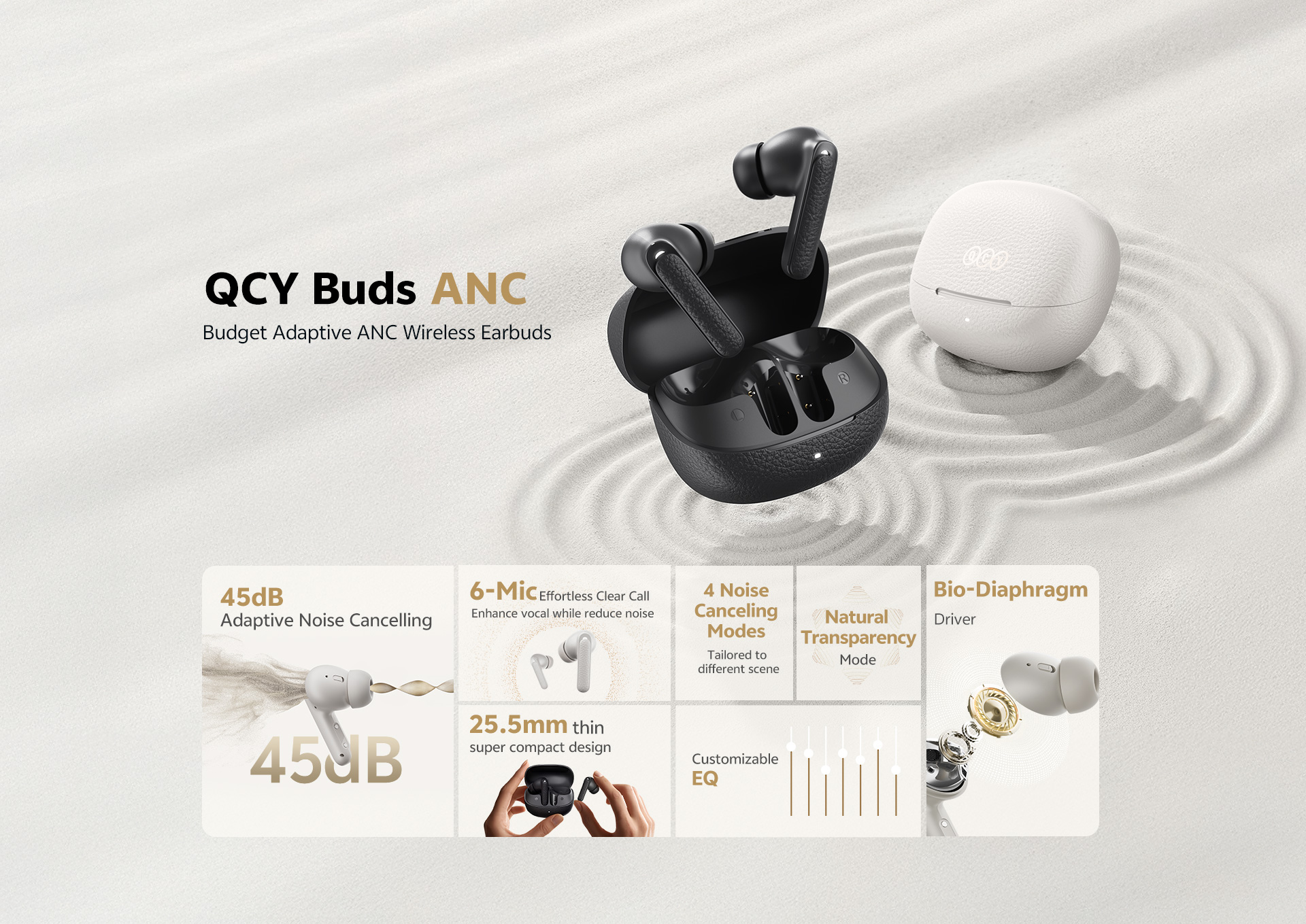 QCY HT15 Buds ANC TWS Earbuds