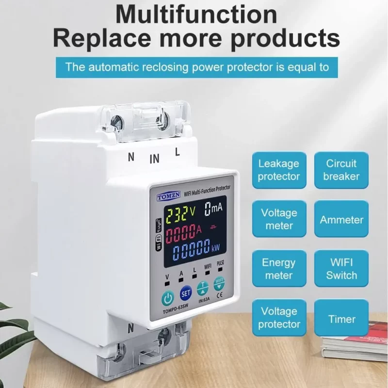 TOMZN TOMPD-63SW WiFi Smart Circuit Breaker