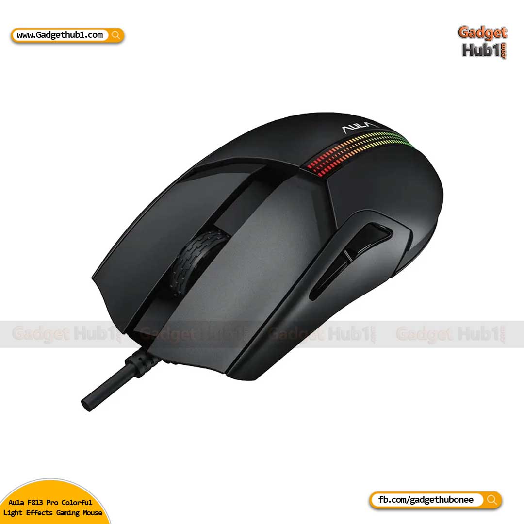 Aula F813 Pro Colorful Light Effects Gaming Mouse