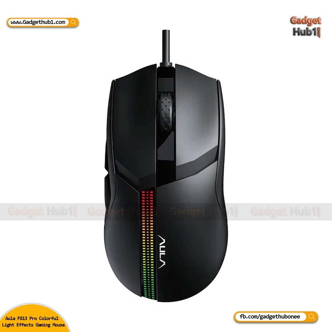 Aula F813 Pro Colorful Light Effects Gaming Mouse