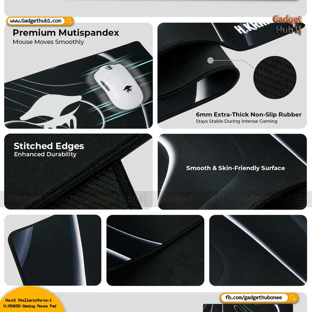 Havit Stellarisforce-1 H.KRAKEN Gaming Mouse Pad