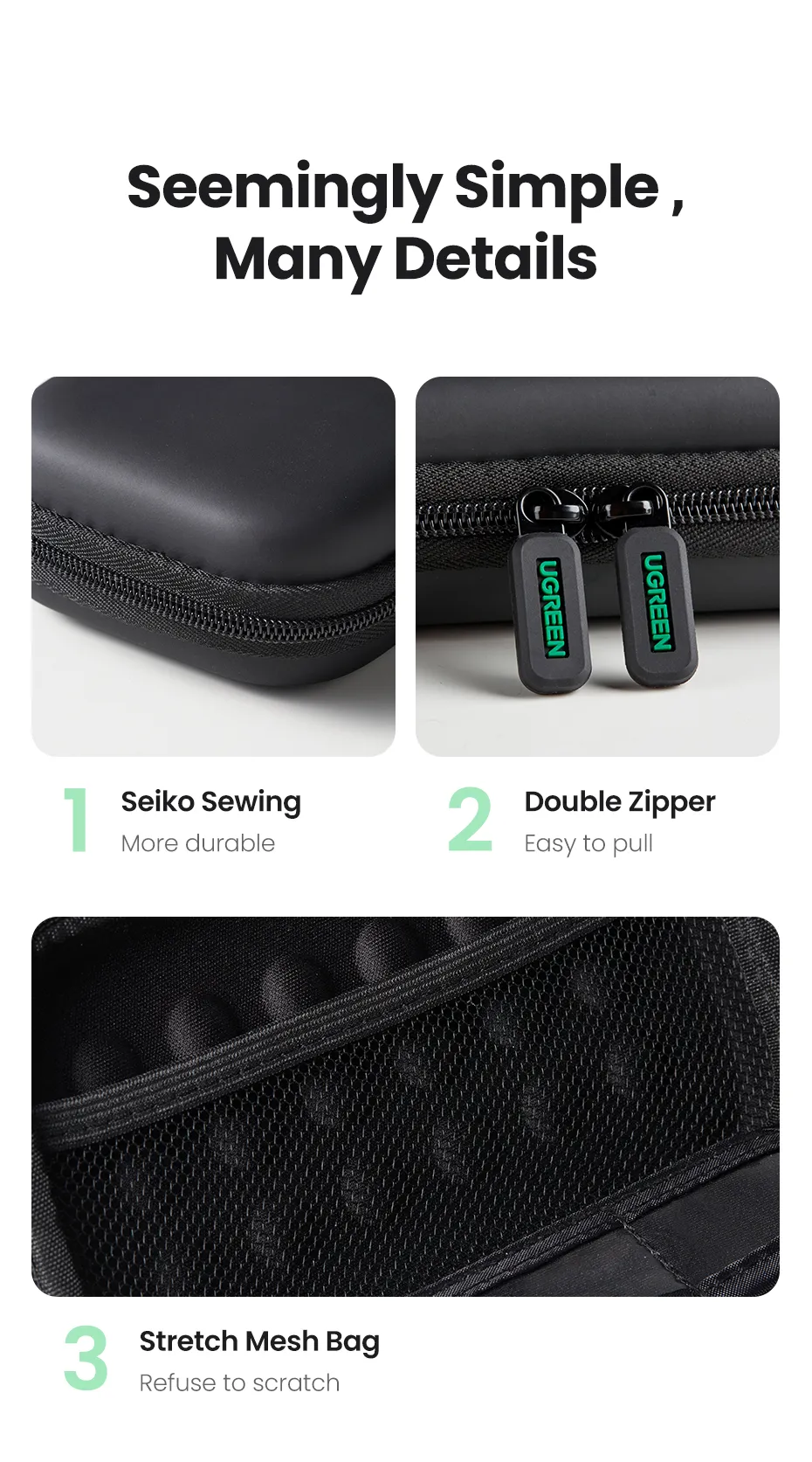 UGREEN LP128 Hard Disk Storage Bag