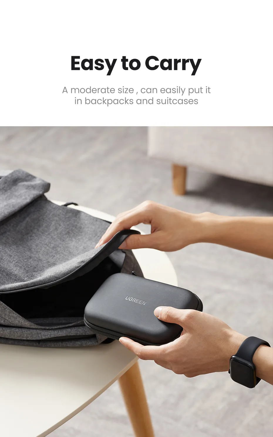 UGREEN LP128 Hard Disk Storage Bag