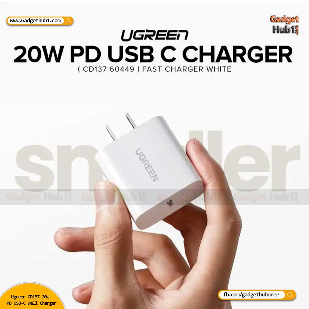 UGREEN CD137 20W PD USB-C Fast Charging Wall Charger