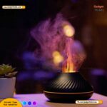 Volcanic Flame Mini Humidifier With Color Night Light