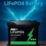 GearUP 12V 100Ah LifePO4 Lithium Battery with Smart BMS + Bluetooth