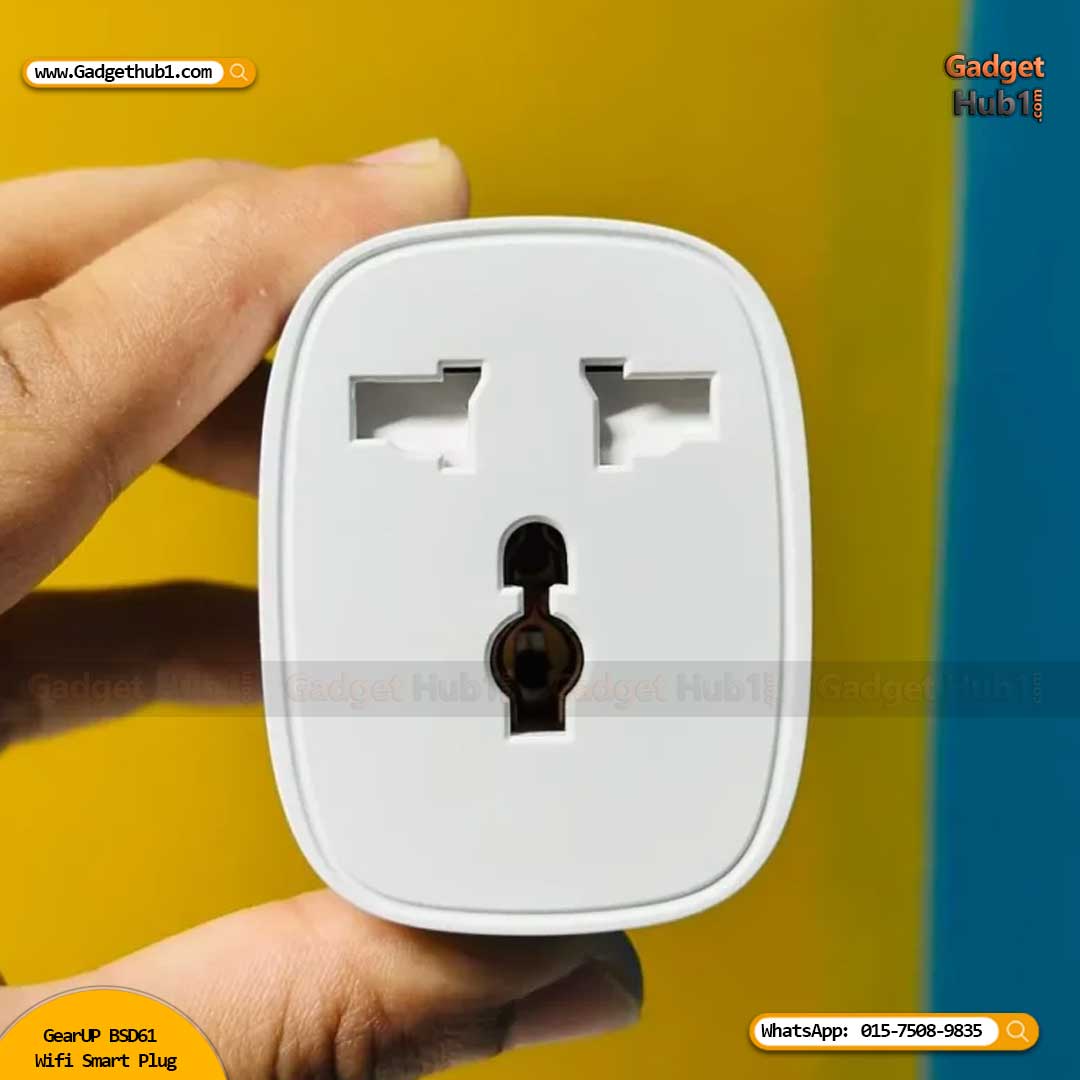 GearUP BSD61 With Energy Monitoring Wifi Smart Plug