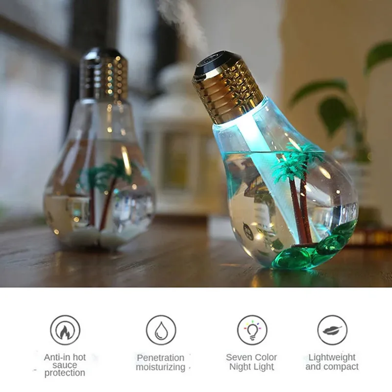 Creative Bulb Shaped Humidifier
