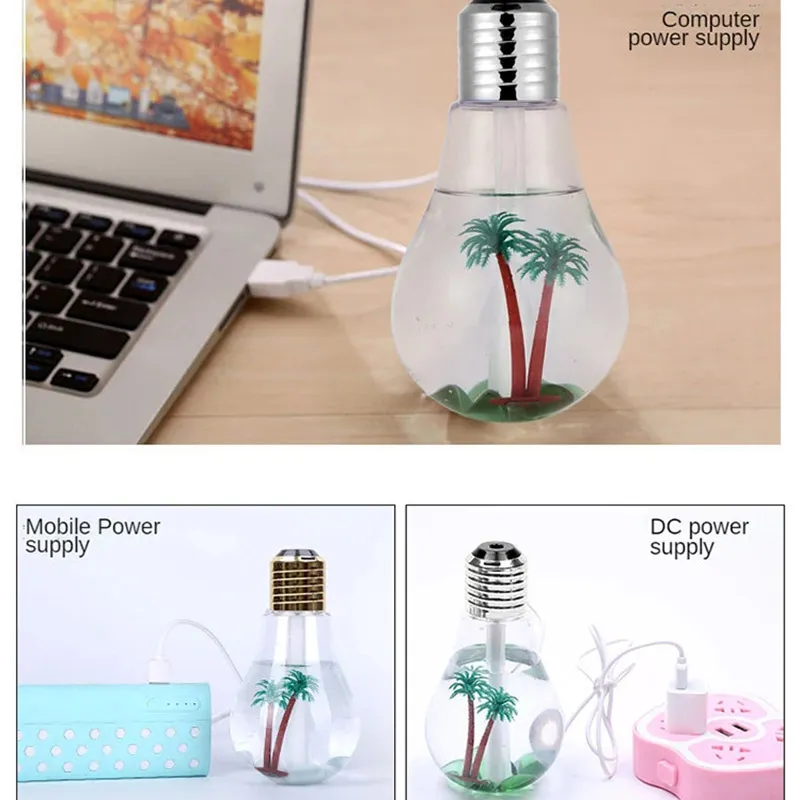Creative Bulb Shaped Humidifier