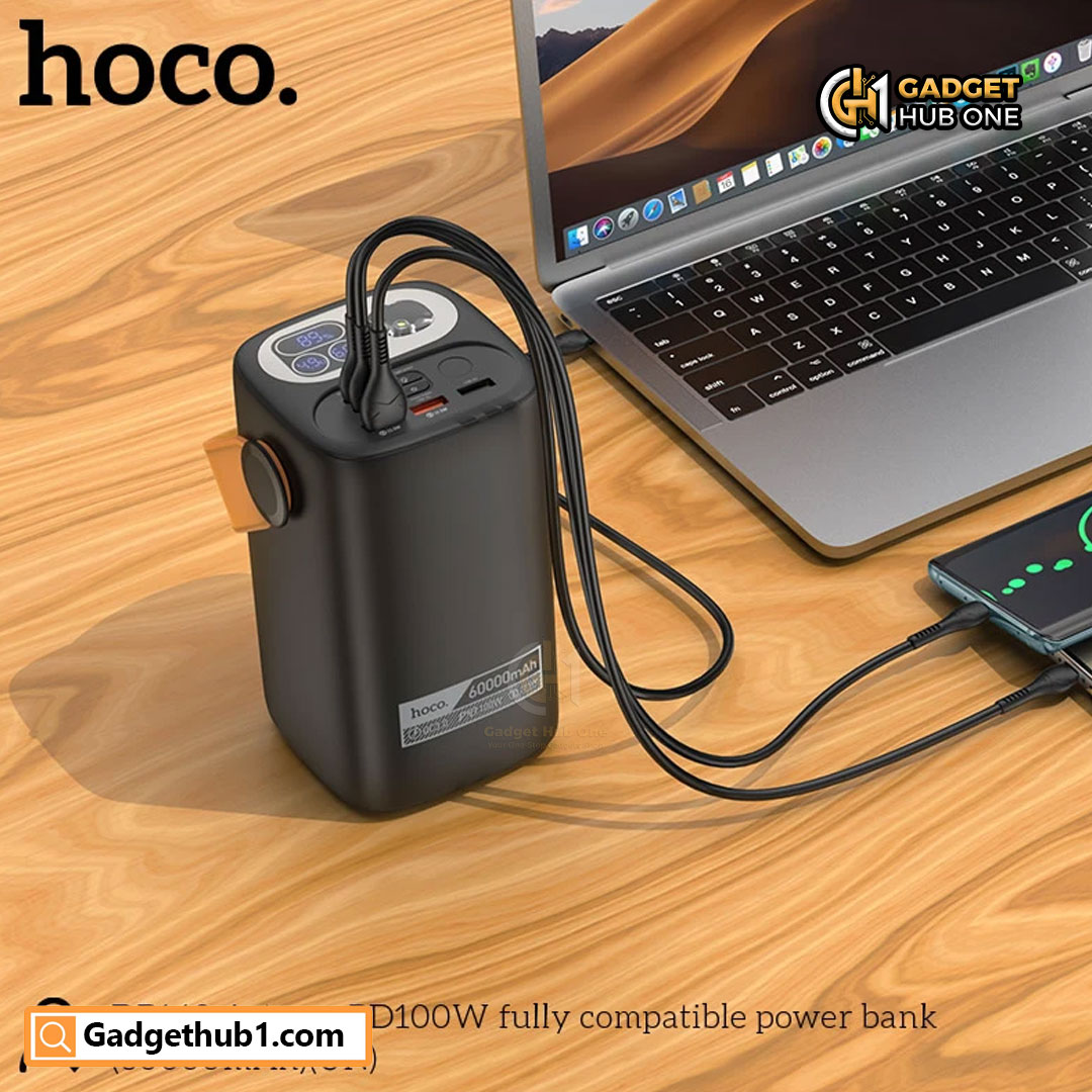 Hoco DB160 60000mAh 100W PD Fast Charging Power Bank