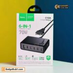 Hoco C152A Modern PD 70W 6-Port Desktop Charger