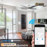 GearUP Wi-Fi Ceiling Fan Speed Controller & Light Switch with Remote