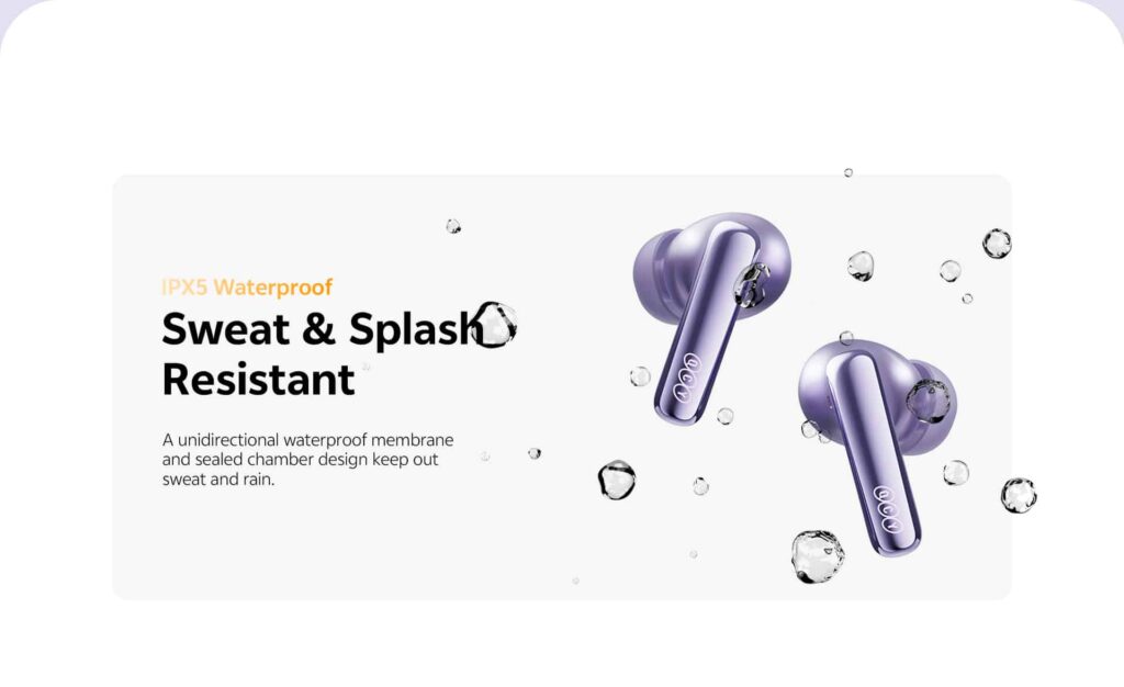 QCY MeloBuds N70 Adaptive Hybrid ANC Wireless Earbuds