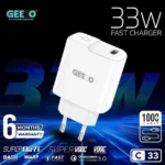 GEEOO C33 33W Fast Charging Charger Set with Cable