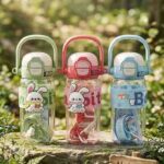 Cute Kids Cartoon Drinking Plastic Water Bottle 600ml