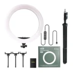 M36E Led Soft 15 Inch Ring Light - With 3 Mobile Holder