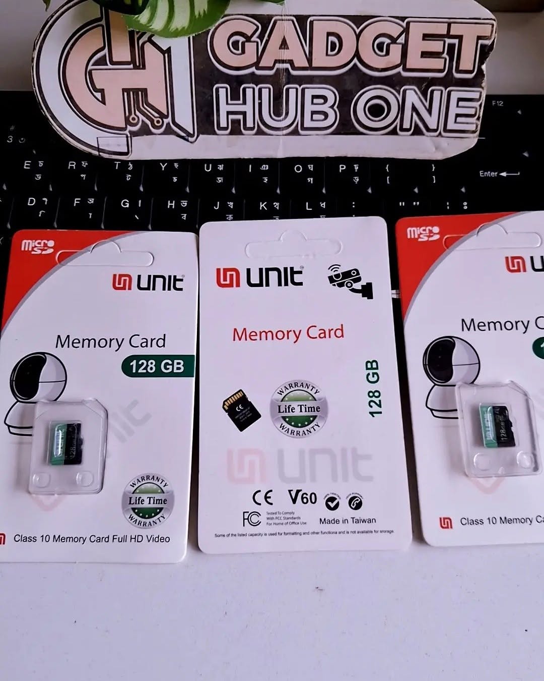 UNIT 128GB Memory Card Class 10 Memory Card Full HD Video