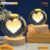 3D Love Crystal Ball Night Light Lamp