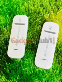 USB 4G LTE WiFi Modem Router – Support All Bangladesh SIM Cards – White Color