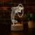 Dolphin Acrylic Multicolor Night Lamp