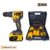 GearUP Cordless Powerfull Hand Drill with Brushless Motor (2 Lithium Battery Included)