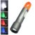 GearUP K57 Multifunctional Rechargeable Torch Flashlight, Zoomable LED Flashlight, 1800mAh Battery,1000M Range, IP65 Waterproof